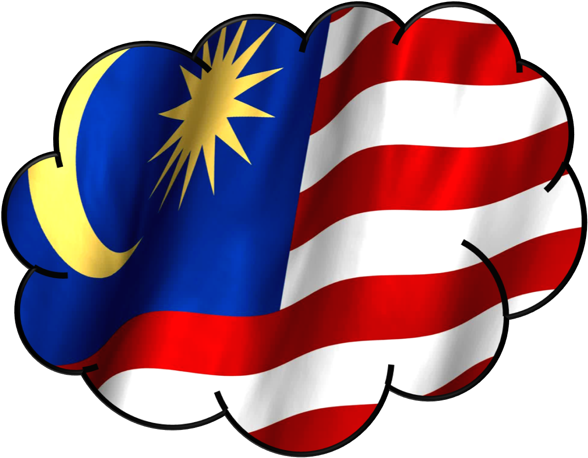 Bendera Malaysia Bentuk Love - Bendera Malaysia Nama Bendera Malaysia